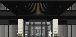 Luxury Lobby Interior 3D model 3D model