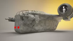 mandalorian like ship 3D model