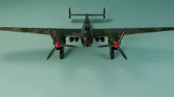Messerschmitt Bf 162 - Jaguar - The Fast Light Bomber - Low-poly 3D model