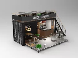 Mini Cafe Container 3D model