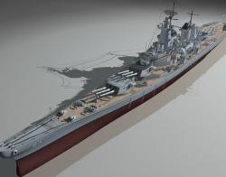 battleship missouri model 【 STLFinder