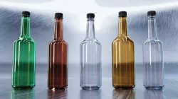 Mixer Glass Bottles 3D model