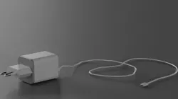 Mobile Charger USB Cable 3D model
