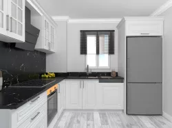 MODERN WHITE KITCHEN 3D model