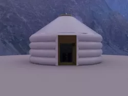 MONGOLIA GER ANATOMY  3D model