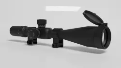 Monstrum G3 6-24x50 FFP Rifle Scope Low-poly 3D model