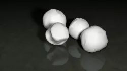 Mozzarella balls 3D model