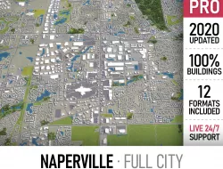 Naperville Low-poly 3D model