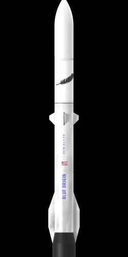 New Glenn rocket 3D model