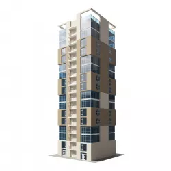 Office building H04-05 3D model
