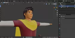 Olden Warrior stylized character1 Low-poly 3D model