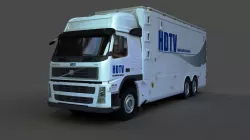 Out side Broadcasting Van 3D model