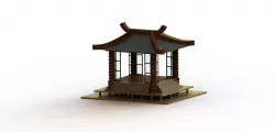 Pagoda or Dojo 3D model