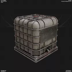 Pallet Liquid Container 3D model