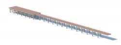 pier bridge 3D model