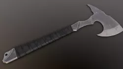 Post-Apocalyptic Tomahawk Low-poly 3D model