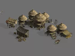 Primitive Tribe-Mao Cao Building 14 3D model