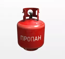 Propane gas tank 3D model