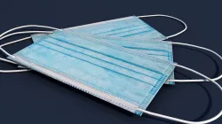 Protective Face Mask - Surgical Mask Low-poly 3D model