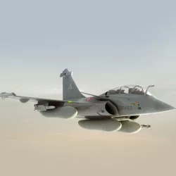 Rafale French fighter 3D model