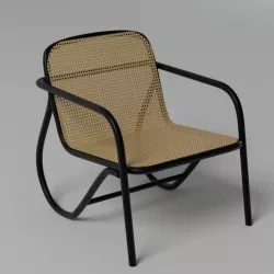 Rattan Armchair 3D model