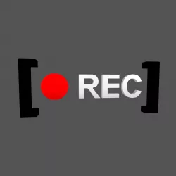 REC Symbol v3 002 Low-poly 3D model