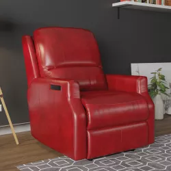 Recliner red Low-poly 3D model