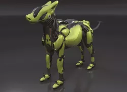 Robot dog  Robodog high poly 3D model