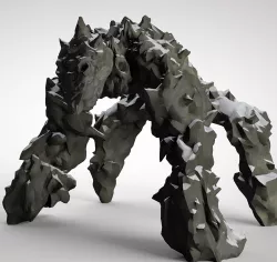 Rock Golem 3D model