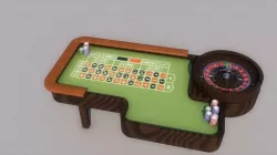 Roulette Table  3D model
