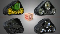 Rubber  Crawler Track Systems  - Package 3D model