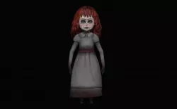 scary doll 3D model