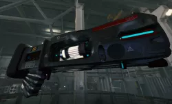 Sci-fi heavy laser rifle  Low-poly 3D model
