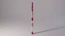 SLV Rocket India ISRO 3D model