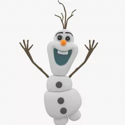 snowman olaf 3D model