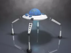 Space ship 3D model