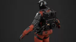Space-suit 3D model