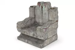 Stone Throne Low-poly 3D model