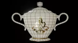 sugar bowl 3D model