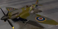 Supermarine Spitfire F Mk-14 - Mk-XIV 3D model
