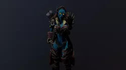 Sylvanas Windrunner Low-poly 3D model