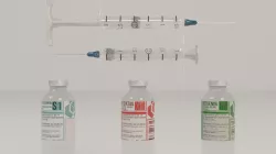 Syringes and Vials Low-poly 3D model