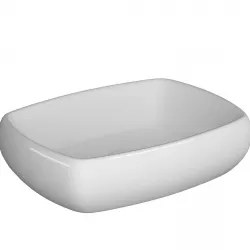 TableTop WashBasin in rounded rectangle shape in 3ds max  3D model