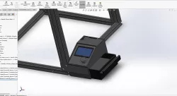 Tool holder and screen cover for ender 5 or ender 3 3D model