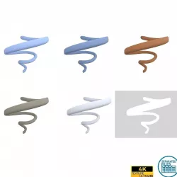 Tornado Pack 02 Low-poly 3D model