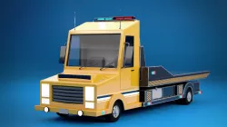 Tow Truck Low-poly 3D model