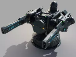 Turret 3D model