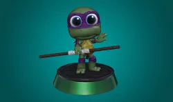 TURTLE NINJA CARTOON  3D model