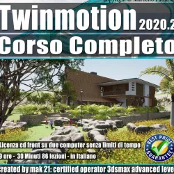 Twinmotion 2020 Corso Completo Volume 1 Cd Front 3D model