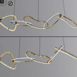 Unity Linear Pendant 3D model